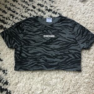 Gymshark animal graphic crop top